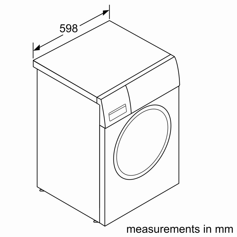 ماشین لباسشویی بوش WGA142X0GC رنگ سفید