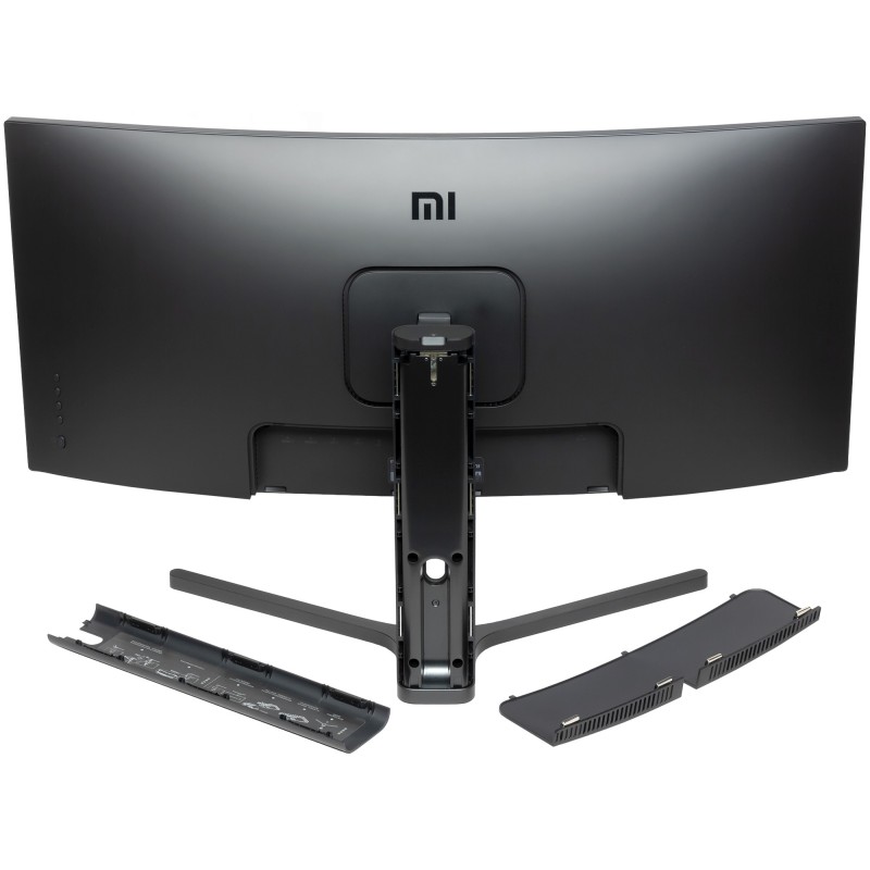 مدیریت کابل ها پشت مانیتور شیائومی Mi Curved Gaming Monitor 34