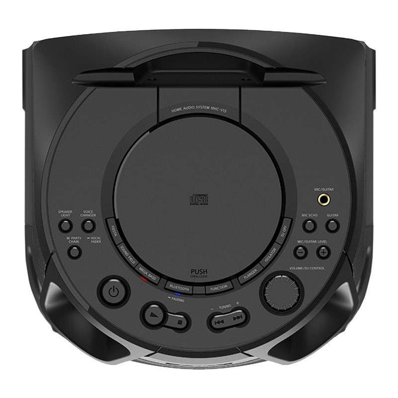 صفحه نمایش و دکمه های کنترلی سیستم صوتی شیک سونی MHC-V13D