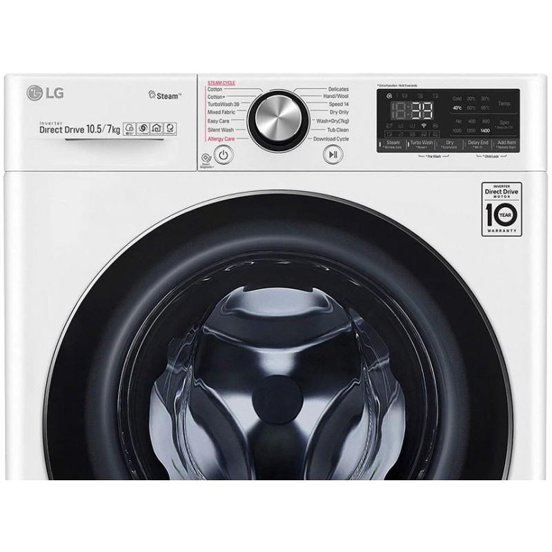 LG WDV9142WRP White Washing Machine