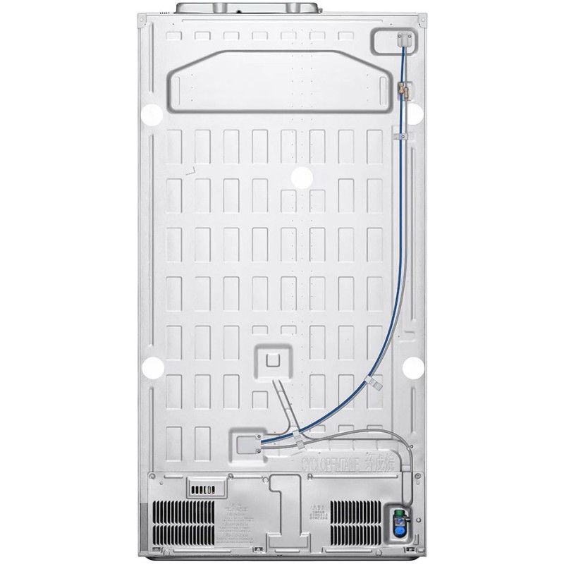 نمای پشت یخچال فریزر LG GCX-287TNW با موتور Inverter Linear