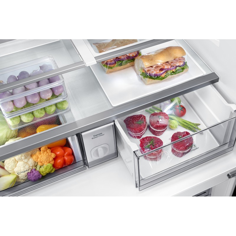 کشوی Flex Crisper در یخچال فریزر سامسونگ RF71