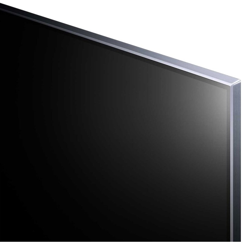 حاشیه های باریک صفحه نمایش تلویزیون 55NANO88 به رنگ نقره ای