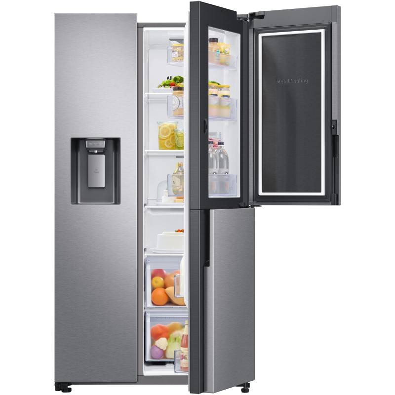 Refrigerator Freezer Samsung RS80T5190SL