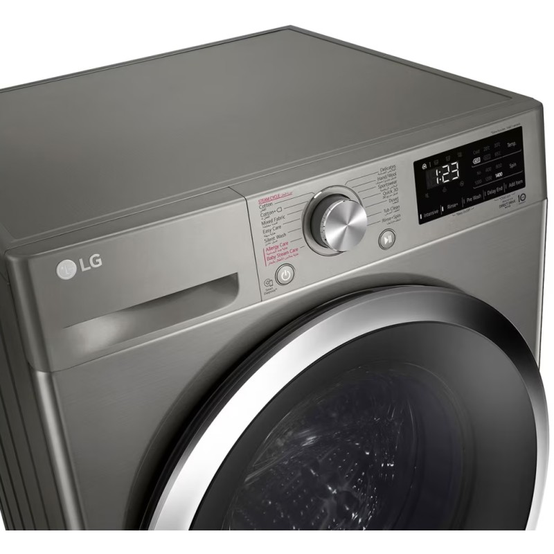 Washing Machine LG F4R3VYGCP Platinum Silver