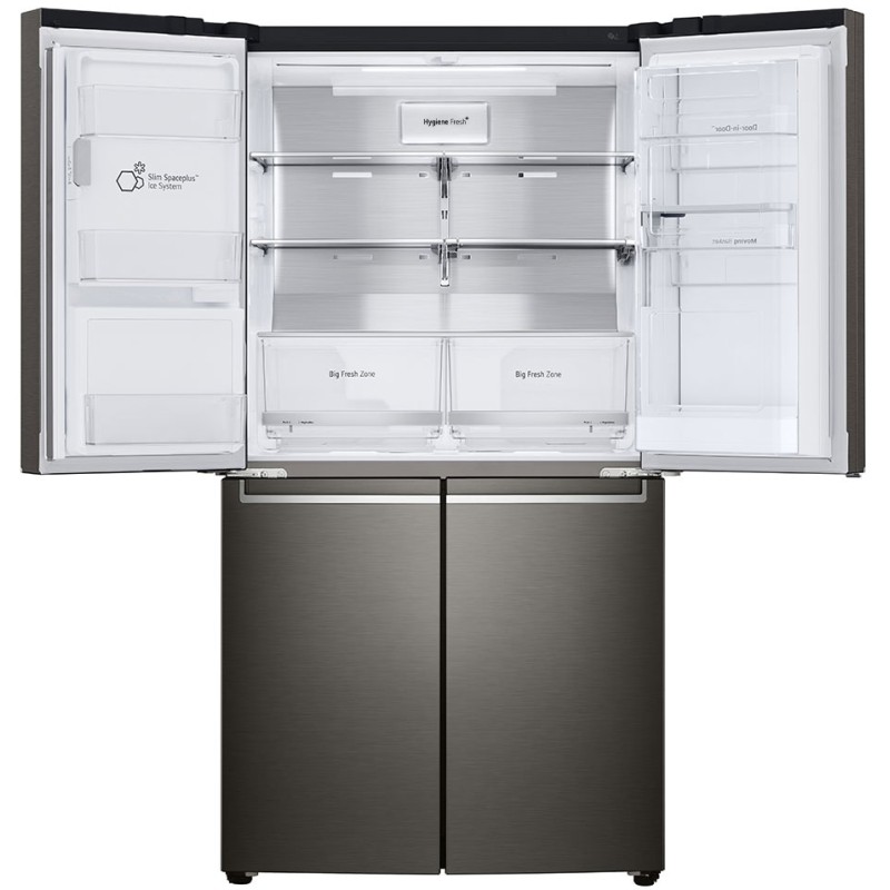 Refrigerator Freezer LG GR-J35FMKBL Dia Black