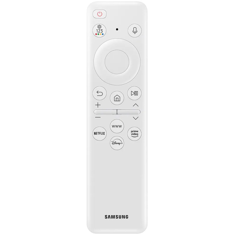 ریموت کنترل هوشمند سامسونگ مدل TM2360E رنگ سفید تلویزیون سامسونگ CU8572 سایز 75 اینچ