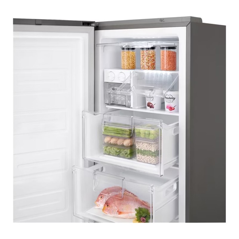 Twin Refrigerator Freezer LG GC-F401ELDZ GC-B404ELRZ Silver