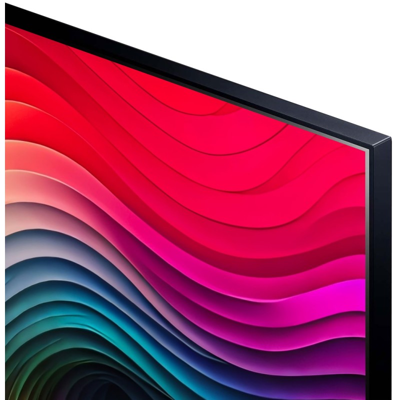 حاشیه ها و قاب باریک صفحه نمایش تلویزیون LG 65NANO80 محصول 2024