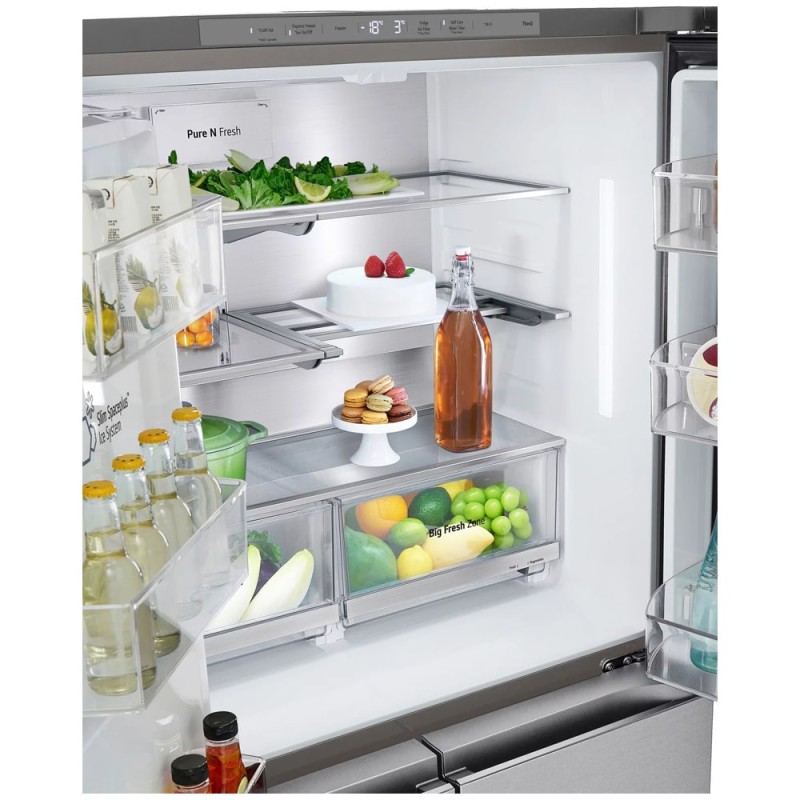 Refrigerator Freezer LG GMX946NS9F Silver 2024