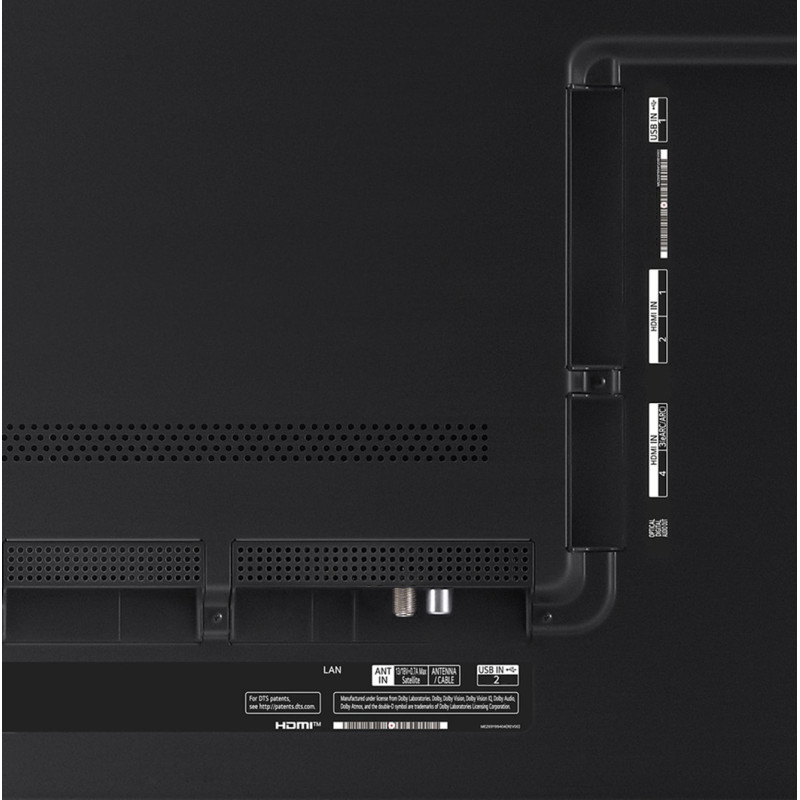 ورودی های آنتن و پورت های ورودی خروجی تلویزیون LG 86QNED90 محصول 2024