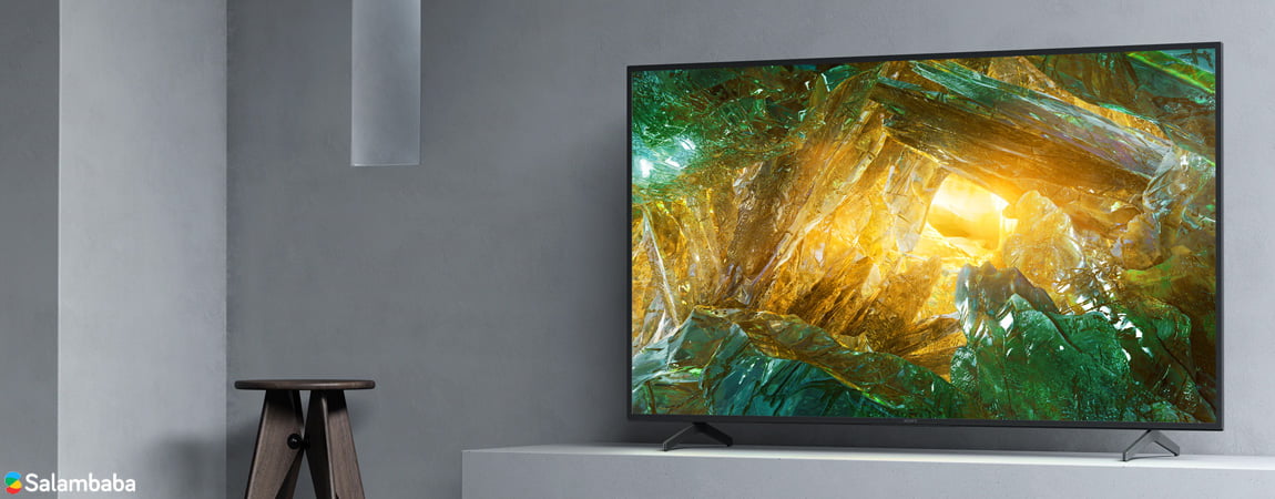 تلویزیون 2020 سونی x8000h با طراحی بسیار زیبا